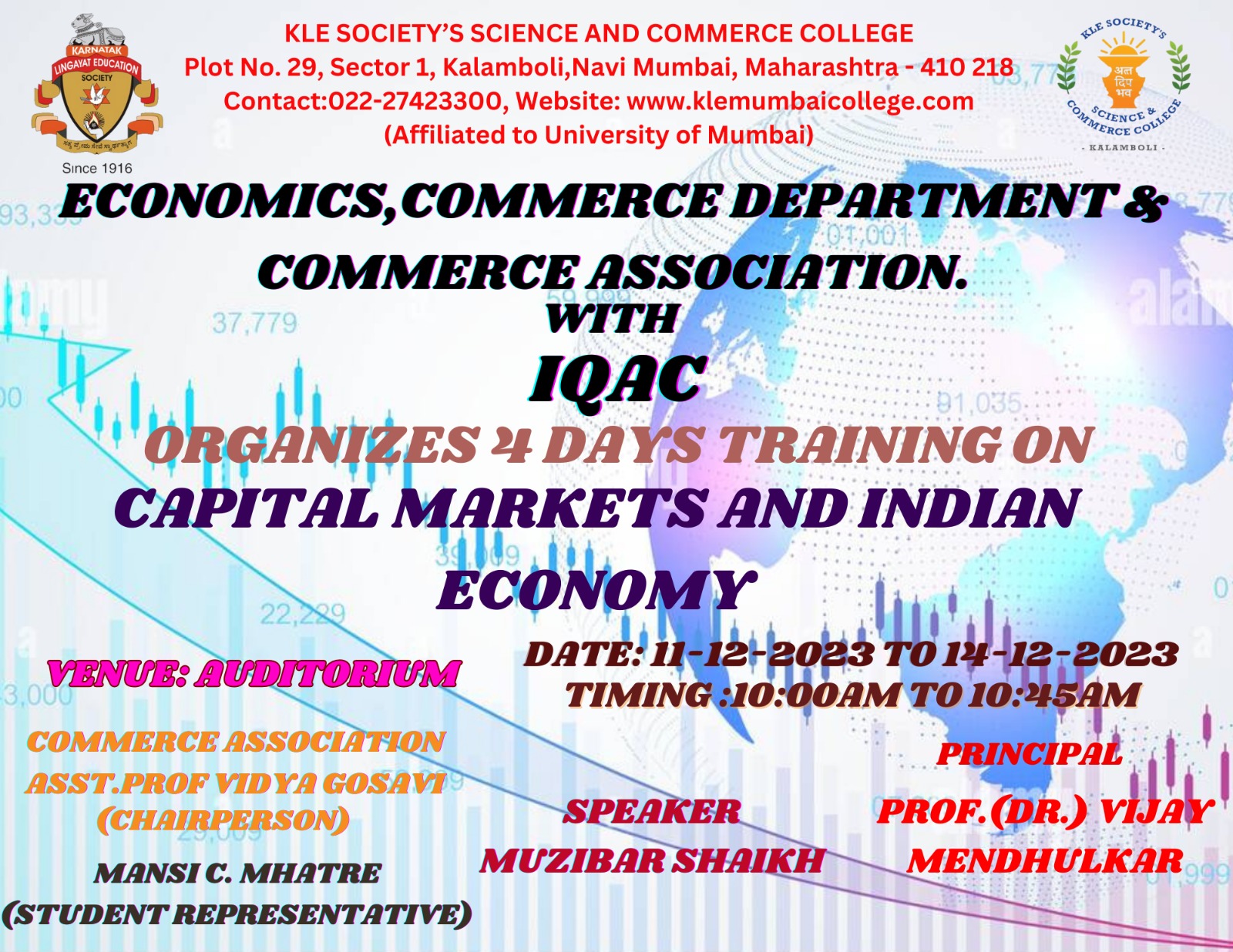 4 Days Training on Capital Markets and Indian Economy