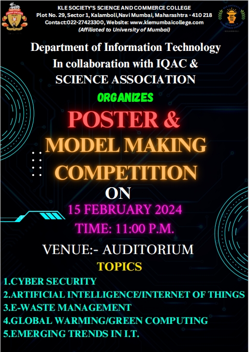 Poster Model Making Competition