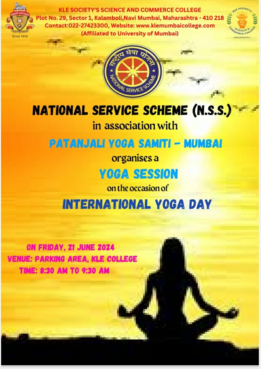 Flyer for International Yoga Day Celebration