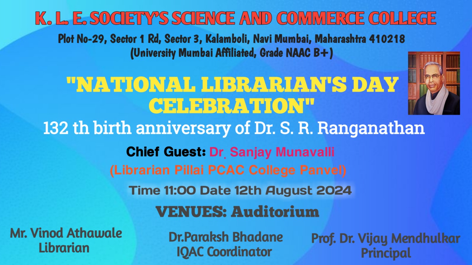 National Librarians Day Celebration