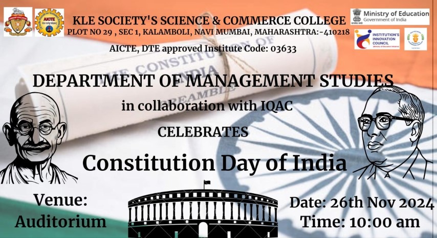 Flyer of Indian Constitution Day