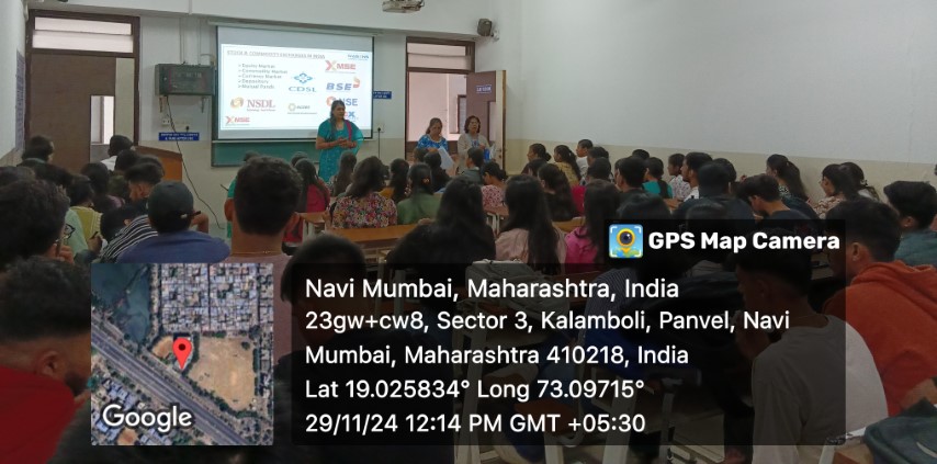 Ms. Surabhi Gupta addressing the queries of BMS students