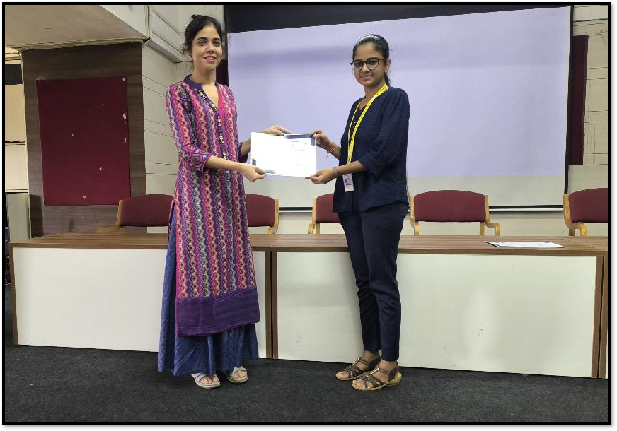 Pavithra 2nd winner of essay writing