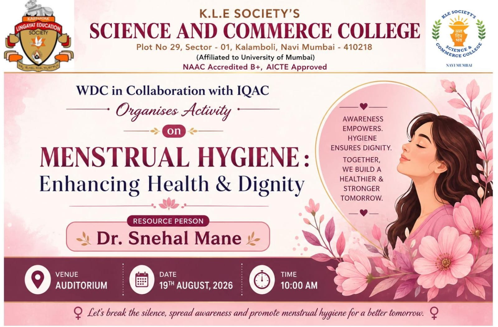 Activity on Menstrual Hygiene Enhancing Health Dignity