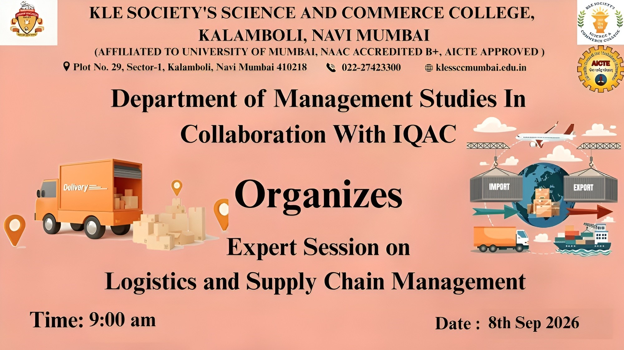 Expert Session on Logistics Supply Chain Management 01
