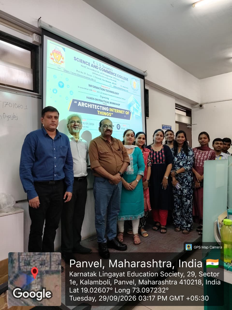 Workshop on Internet of Things on 29th September 2026 by IT Department 07